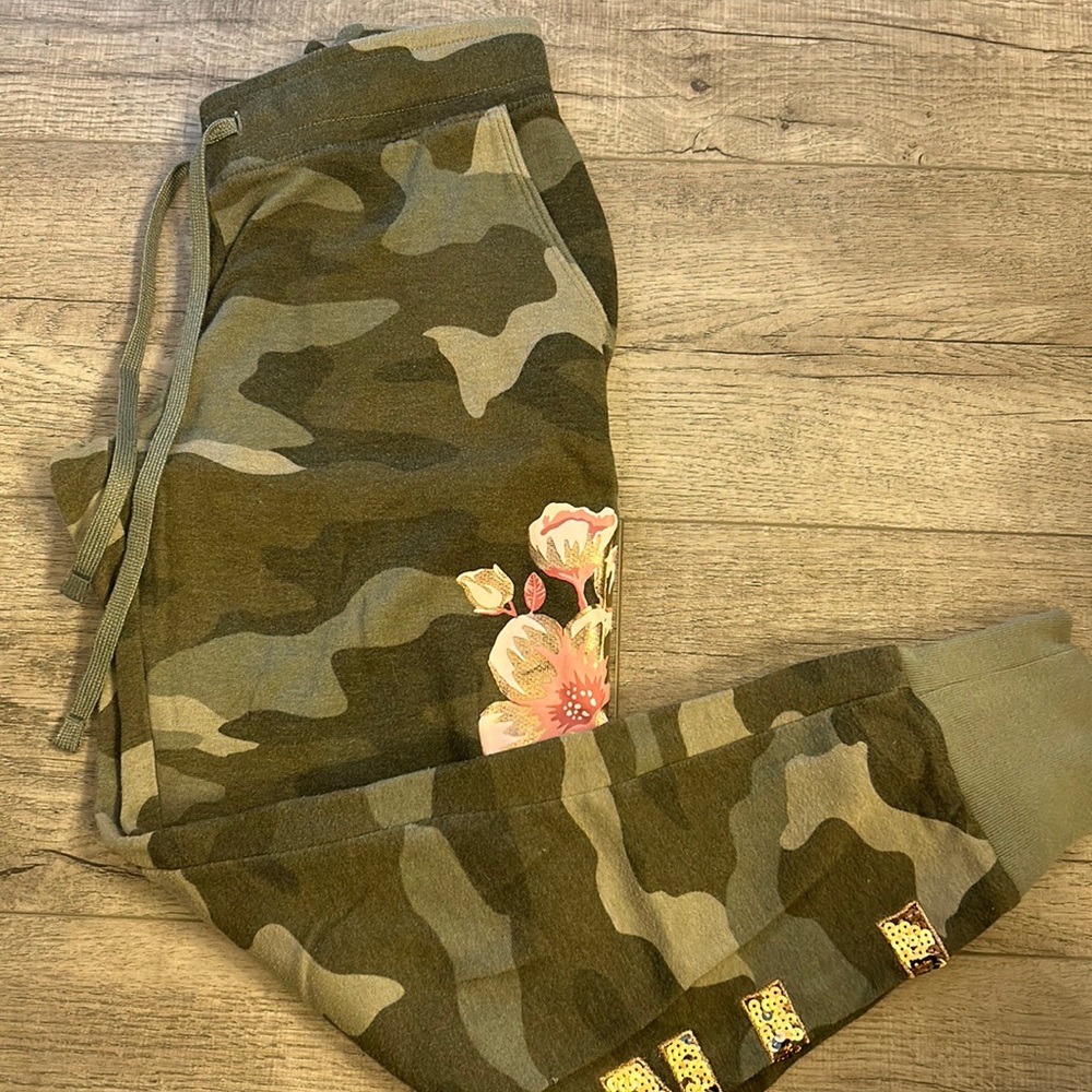 PINK Limited Edition Bling Camo Joggers